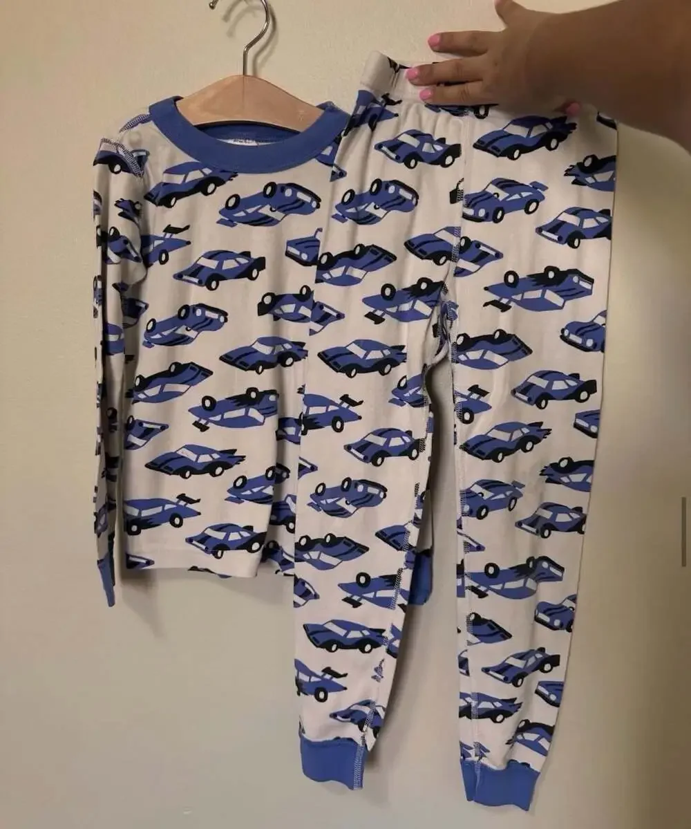 Hanna Andersson Speed Racer Organic Cotton Pajama Set